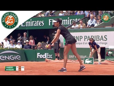 Ana Ivanovic v Elina Svitolina Highlights - Women's Quarterfinals 2015 - Roland Garros