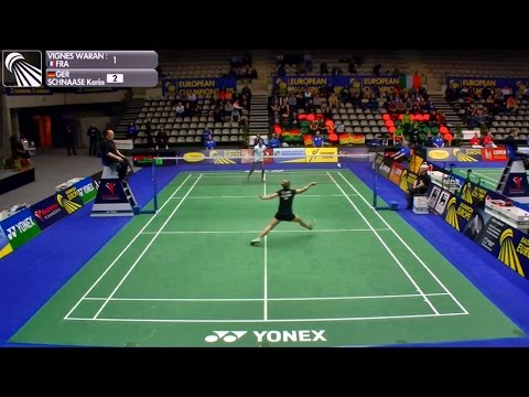 QF WS: Sashina Vignes Waran VS Karin Schnaase (2015 European Mixed Team Championships)