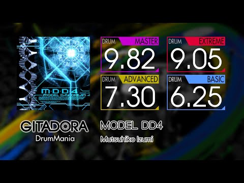 【GITADORA】 MODEL DD4 (MASTER ~ BASIC) Drum