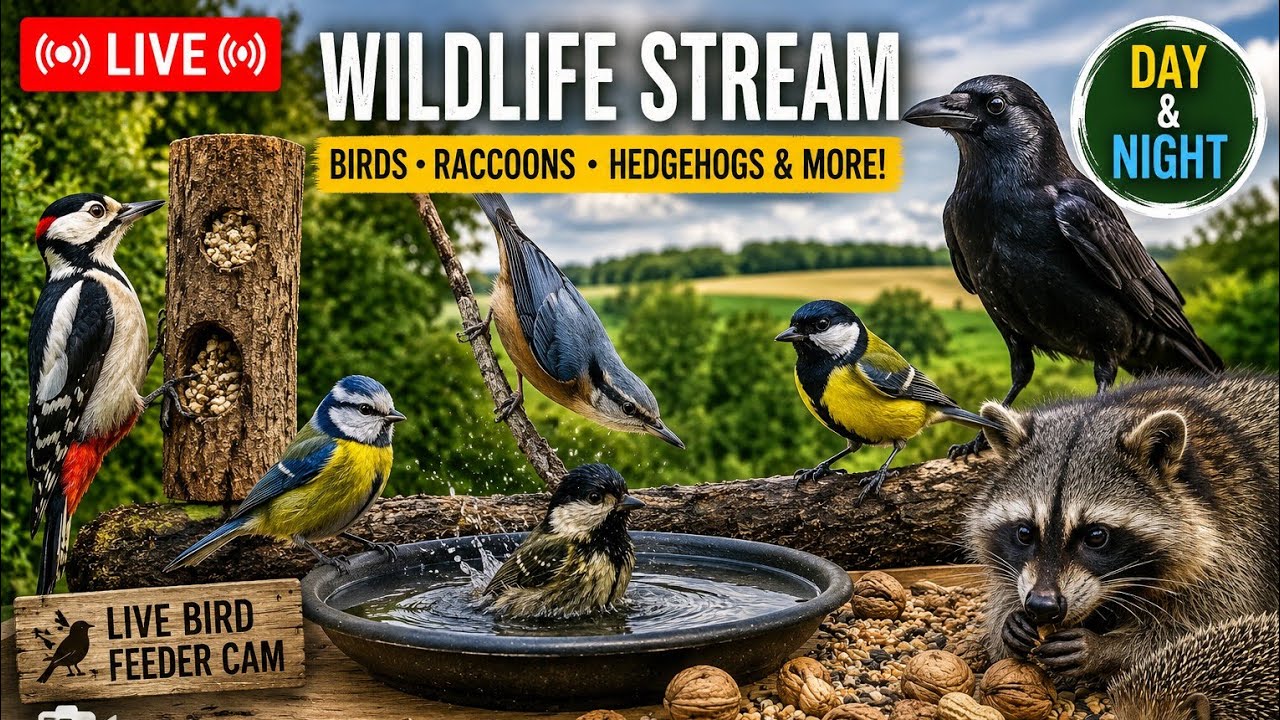 Live webcam view of Gründau Valley Wildlife Feeder