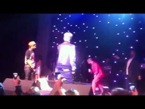 Justin Bieber, MC Hammer and Usher.