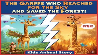 The Giraffe Who Reached for the Sky and Saved the Forest! Kids Animal Story