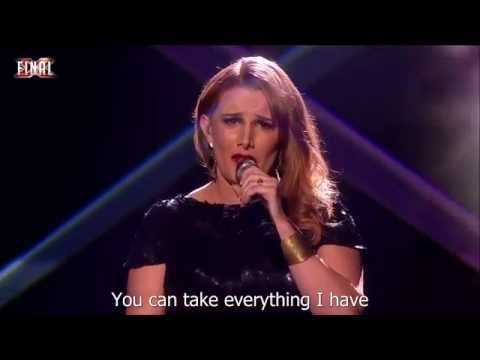 Sam Bailey sings Skyscraper [HD]  - English Lyrics Subtitle