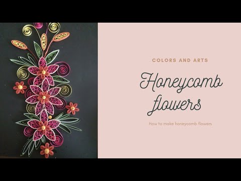 QUILLING DESIGN TUTORIAL| PAPER QUILLING ART BEAUTIFUL FLOWER DESIGN| EASY QUILLING PAPER ART