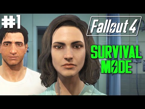 Let's Play: Fallout 4 SURVIVAL MODE | Welcome Home | EP 1