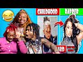 Guess the Female Rapper By Their Childhood photo 😎👶  | REACTION