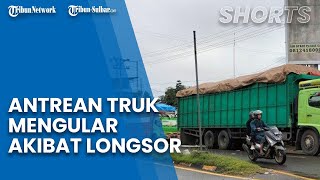 Antrean Truk Mengular di SPBU Kali Mamuju Tunggu Solar dari Donggala, akibat Longsor di Majene