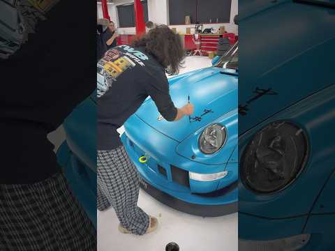 Nakai-San Signed My RWB Targa Hood—You Won’t Believe This! | #Shorts