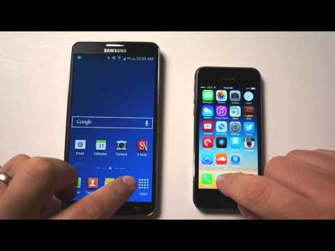 Galaxy Note 3 vs iPhone 5s: Benchmark and Speed Test