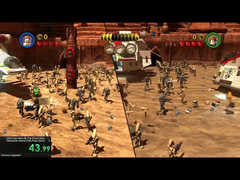 LSWIII: The Clone Wars - Geonosian Arena - Free Play (Solo) [1:08 - WR]