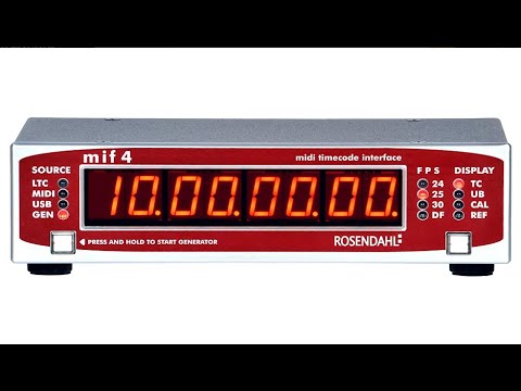 Rosendahl Mif4 Pro MIDI time code interface image 7