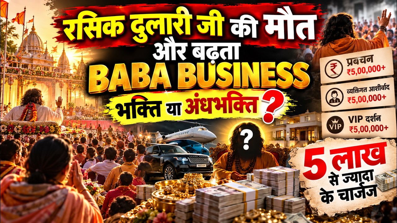 भारत में बढ़ रहा है बाबा बिजनेस? आस्था या उसके साथ खिलवाड़?