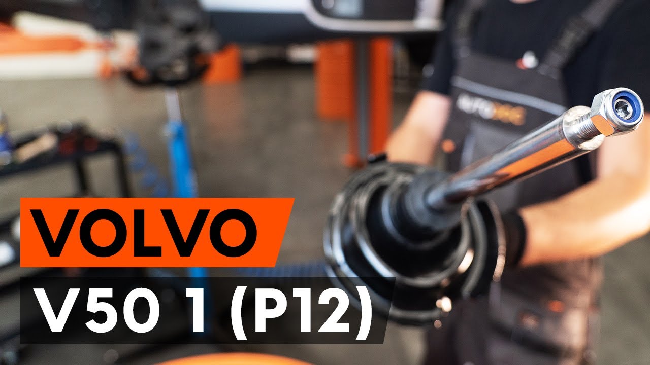 Kako zamenjati avtodel vzmetna noga (blazilnik) spredaj na avtu Volvo V50 MW – vodnik menjave