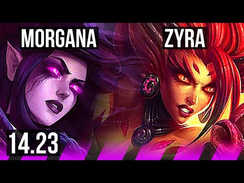 MORGANA & Xerath vs ZYRA & Jhin (SUP) | KR Diamond | 14.23