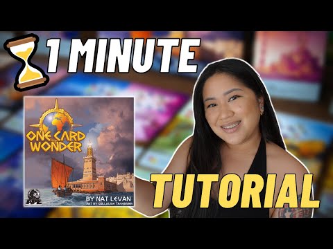 One Card Wonder: A 1 Minute Tutorial