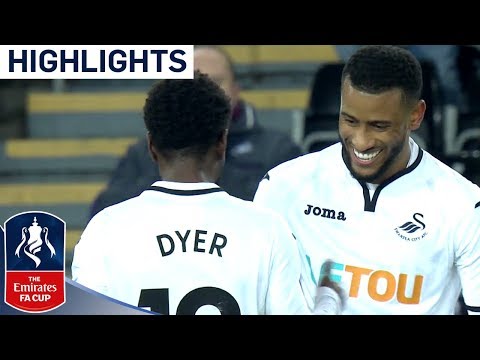 Swansea 8 - 1 Notts County | Great Strikes from Carroll and Abraham! |  Emirates FA Cup 2017/18