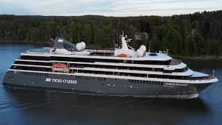 World voyager leaving Port of Turku | Nicko Cruises