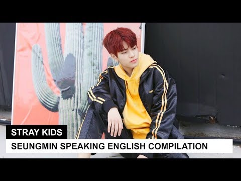 STRAY KIDS' SEUNGMIN SPEAKING ENGLISH | Pt. 1