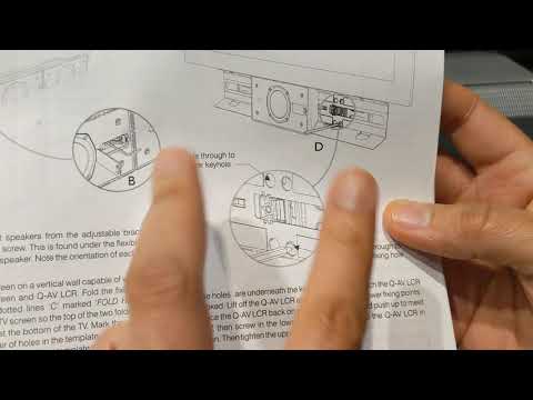 Q Acoustics Q-AV rear LCR subwoofer home theatre speaker system manual instructions settings setup