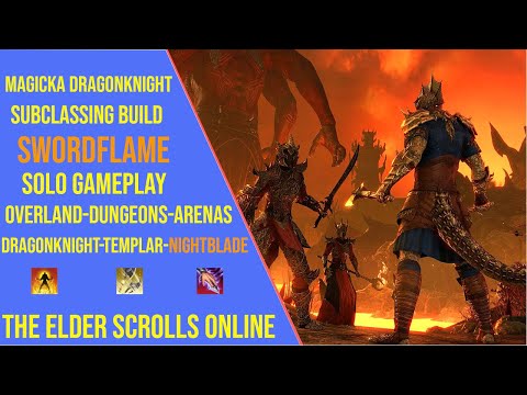 Ultimate Magicka Dragonknight Solo Build for ESO Update 46 - Subclassing Build
