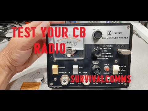CB Radio test equipment - Johnson 250-0718-001 Transceiver Tester