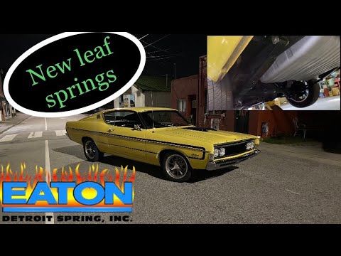 New performance leaf spring install-(68-69 ford Fairlane/Torino).