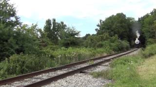 preview picture of video 'Black River & Western RR Steam Locomotive #60 at Everitt Road'