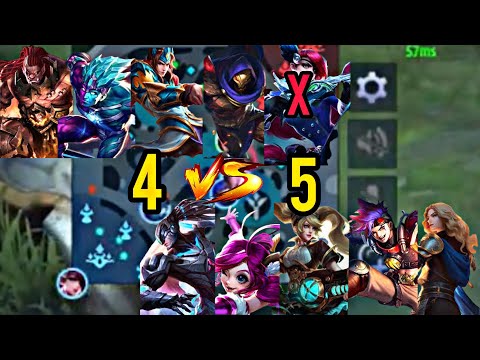 4 vs 5 Rank Gameplay | Balmond Tank Build Best Build 2022 Top 1 Global - Mobile Legends
