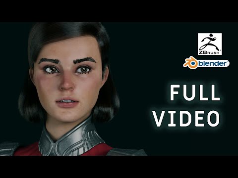 3D Modeling Tutorial Beginner - Blender 3D, Zbrush (Full)