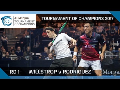 Squash: Willstrop v Rodriguez - Tournament of Champions 2017 Rd 1 Highlights