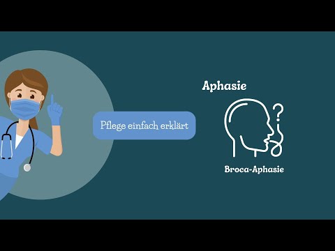 Pflege einfach erklärt: Apoplex und die Broca Aphasie - Symptome, Pflege, Kommunikation