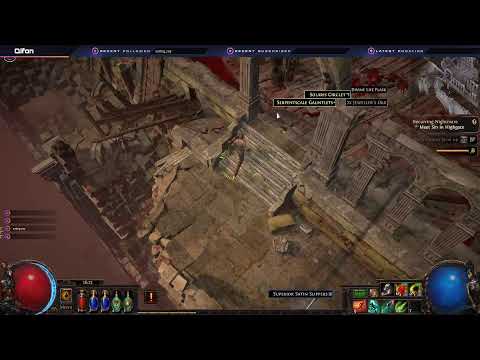 POE: casually leveling and farming venom gyre