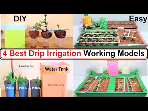 drip irrigation working model 3d inspire award science project diy howtofunda craftpiller
