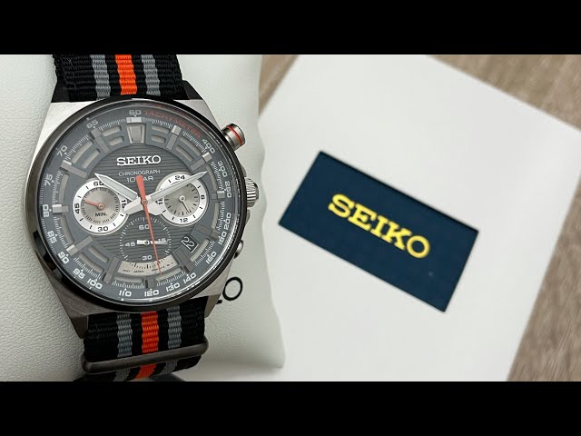 Vídeo relacionado con Seiko Reloj Deportivo para Homber con Correa de nailon SSB403P1