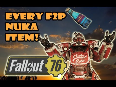 [Fallout 76] UPDATED: Every F2P Nuka Related Item! (As of Nov 2025)