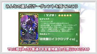 【FGO】視聴者が選んだ！『俺』のキャスターはこいつだッ！！【視聴者参加系企画】