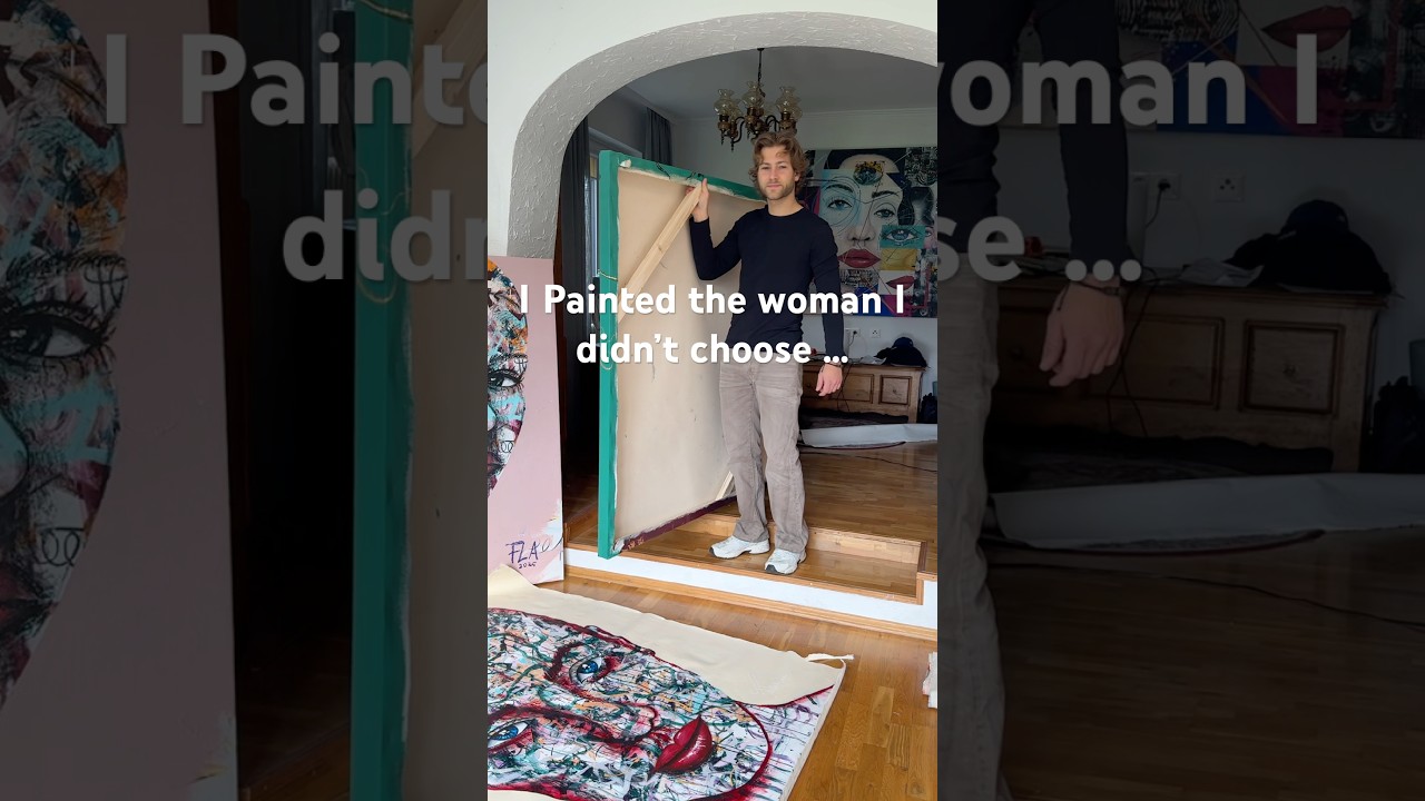 Some decisions make themselves #oiloncanvas #oilpainting #canvaspainting #painting #mixedmediaart