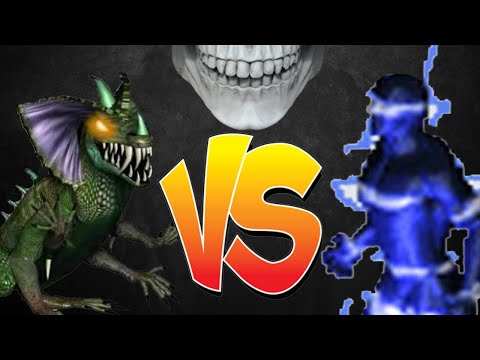Heroes of Might and Magic III. Greater basilisk VS Energy elemental