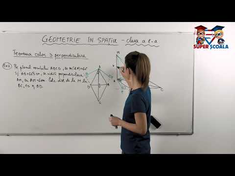 Clasa a VIII-a - Teorema celor 3 perpendiculare