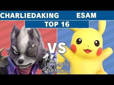 Ultimate Nimbus - Charliedaking (Wolf) VS PG | ESAM (Pikachu) Top 16 - Smash Ultimate
