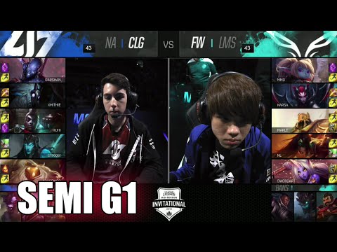 CLG vs Flash Wolves | Game 1 Semi Finals LoL MSI 2016 | CLG vs FW G1 MSI 1080p