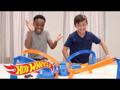 Трек Hot Wheels Опасный перекресток Хот Вилс Criss Cross Crash Track Set! DTN42 Игровой набор Mattel Оригинал - фото 1 - id-p1758296167