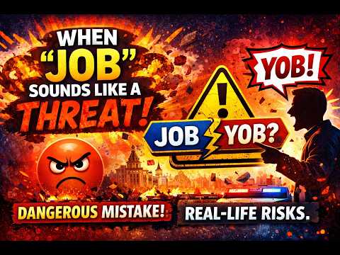 When “Job” Sounds Like a Threat: How One Pronunciation Mistake Can Harm You | Video Lesson for English Learners