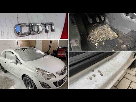 DRECKIGEN FIRMENWAGEN | GLANZ POLITUR + TIEF INNENAUFBEREITUNG | OPEL CORSA D