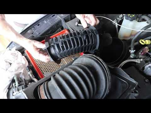 RAM Cummins 2500 Air Cleaner Replacement and intake inspection (4 Years)