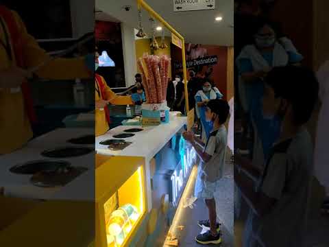 Turkish ice cream at HiLite Mall Kozhikode