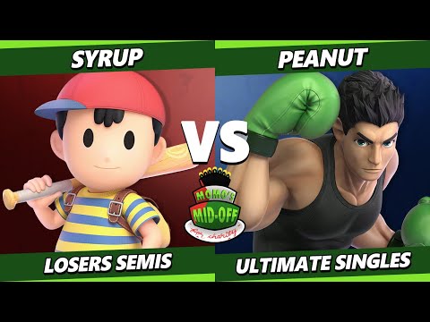 Momo's Mid-Off Losers Semis - Syrup (Ness) Vs. Peanut (Little Mac) SSBU Ultimate Tournament