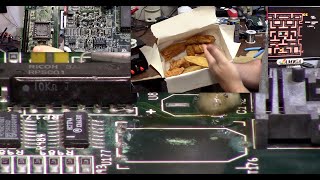Commodore Amiga 4000 Fried Chicken maple syrup and a bad cpu