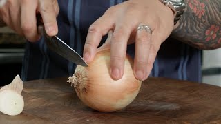 Knife Skills - Slicing Onions