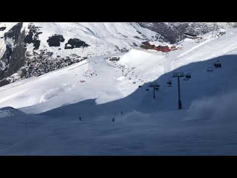 Les Deux Alpes Diable black run crash!!